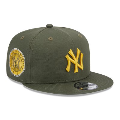 Caps - New Era Side Patch New York Yankees 9fifty (army)