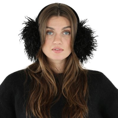 Ørevarmere - Gårda Avola Faux Fur Ear Muffs (sort)