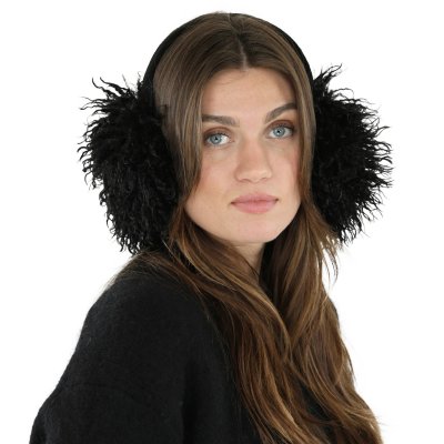 Ørevarmere - Gårda Avola Faux Fur Ear Muffs (sort)