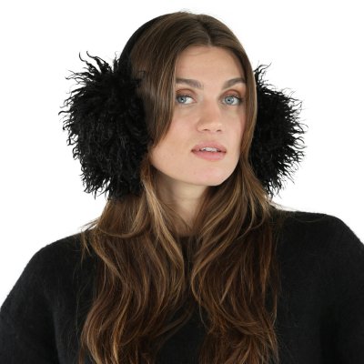 Ørevarmere - Gårda Avola Faux Fur Ear Muffs (sort)