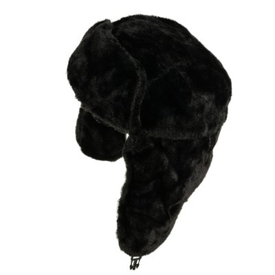 Pelshue - Gårda Angora Trapper Hat (sort)
