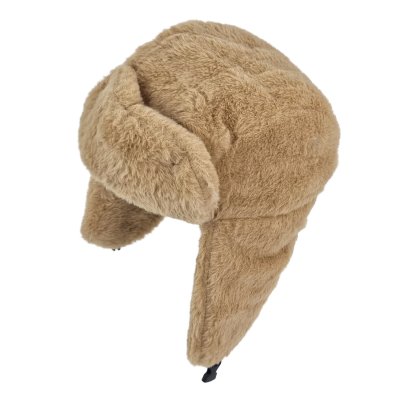 Pelshue - Gårda Faux Fur Trapper Hat (lysebrun)