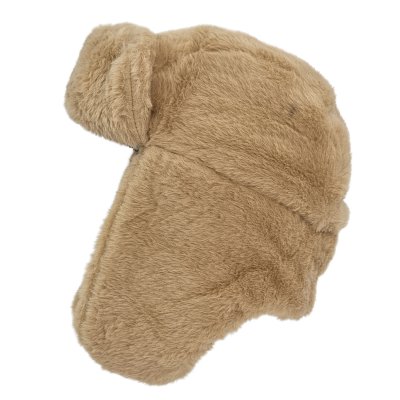 Pelshue - Gårda Faux Fur Trapper Hat (lysebrun)