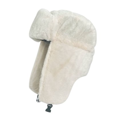 Pelshue - Gårda Angora Trapper Hat (hvid)