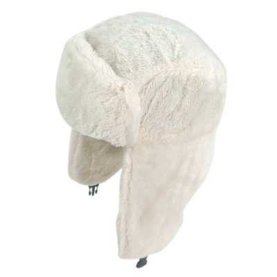 Pelshue - Gårda Angora Trapper Hat (hvid)