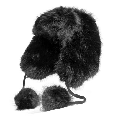 Pelshue - Gårda Tortel Faux Fur Trapper Hat (sort)