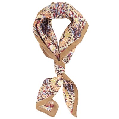 Tørklæde - Gårda Bizerte Satin Scarf (beige/multi)