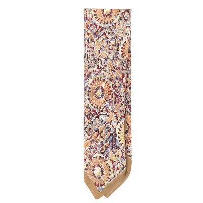 Tørklæde - Gårda Bizerte Satin Scarf (beige/multi)