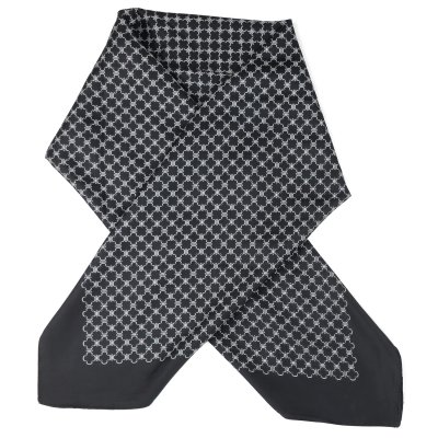 Tørklæde - Gårda Lourdes Satin Scarf (sort)