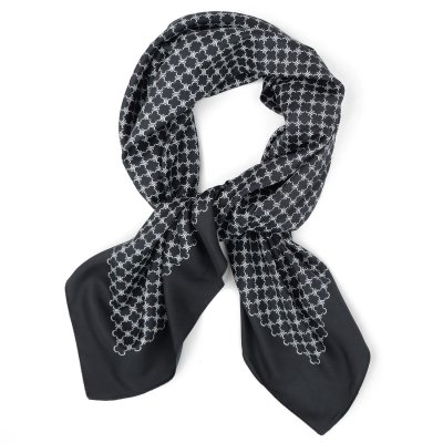 Tørklæde - Gårda Lourdes Satin Scarf (sort)