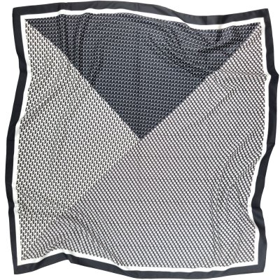 Tørklæde - Gårda Narbonne Satin Scarf (sort/hvid)