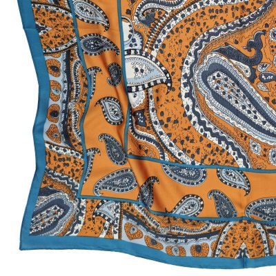 Tørklæde - Gårda Paisley Satin Scarf (orange)