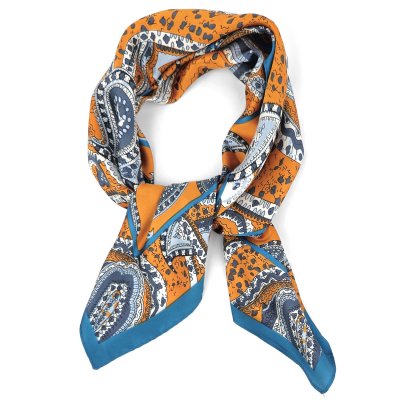 Tørklæde - Gårda Paisley Satin Scarf (orange)