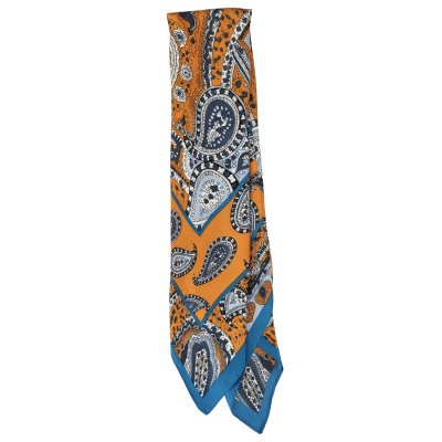 Tørklæde - Gårda Paisley Satin Scarf (orange)