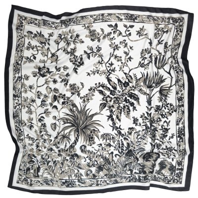 Tørklæde - Gårda Provence Satin Scarf (sort)