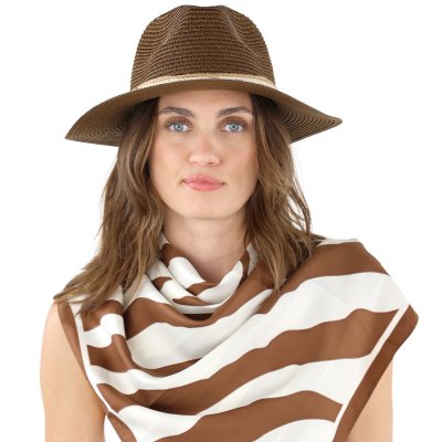 Tørklæde - Gårda Zebra Satin Scarf (brun)
