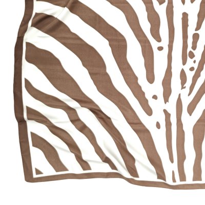 Tørklæde - Gårda Zebra Satin Scarf (brun)