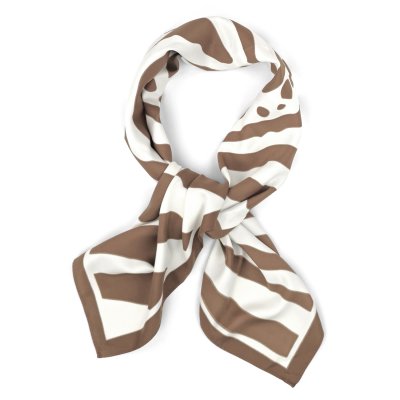 Tørklæde - Gårda Zebra Satin Scarf (brun)