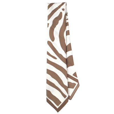 Tørklæde - Gårda Zebra Satin Scarf (brun)