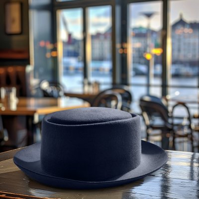 Hatte - Gårda Cairns Pork Pie (mørkeblå)