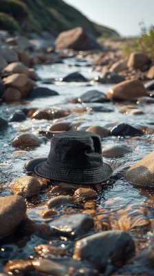 Hatte - Gårda Sawyer Bucket Hat (sort)