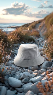Hatte - Gårda Wynn Bucket Hat (hvid)