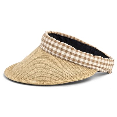 Solvisir - Gårda Split Visor (naturlig/brun/beige)