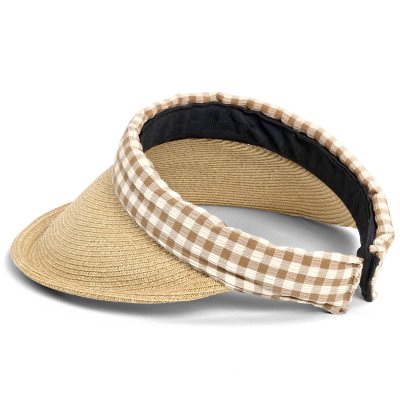Solvisir - Gårda Split Visor (naturlig/brun/beige)