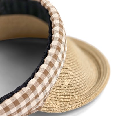 Solvisir - Gårda Split Visor (naturlig/brun/beige)