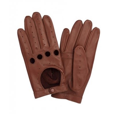 Handsker - HK Men's Driving glove Hairsheep (Cognac)