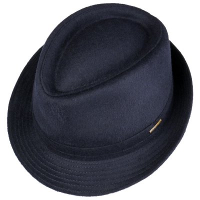 Hatte - Stetson Benavides Wool Trilby (blå)