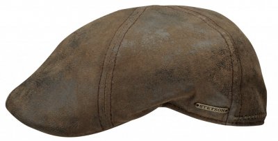 Sixpence / Flat cap - Stetson Texas Leather (brun)