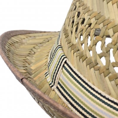 Stråhat - Gårda Agulo Natural Straw Trilby (natur/creme)