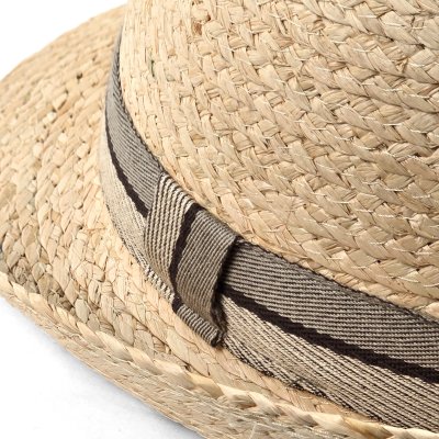 Stråhat - Gårda Benijo Raffia Trilby (natur/taupe)