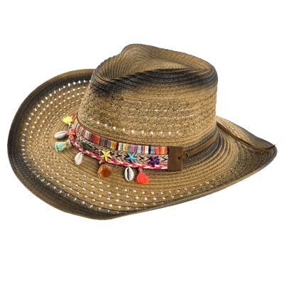 Stråhat - Gårda Cassis Western Hat (brun)