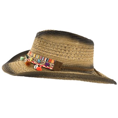 Stråhat - Gårda Cassis Western Hat (brun)