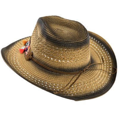 Stråhat - Gårda Cassis Western Hat (brun)