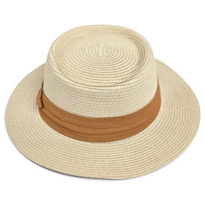 Stråhat - Gårda Corfu Gambler (beige/brun)