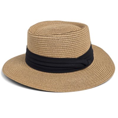 Stråhat - Gårda Corfu Gambler (kaki/sort)