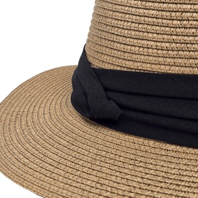 Stråhat - Gårda Corfu Gambler (kaki/sort)