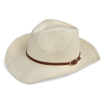 Stråhat - Gårda Kos Western Hat (beige)