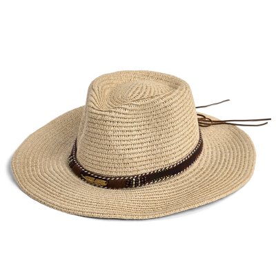 Stråhat - Gårda Marseille Western Hat (beige)