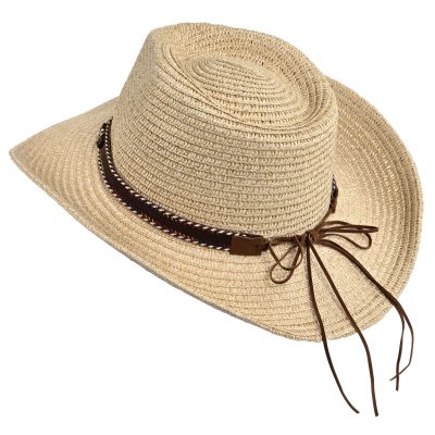 Stråhat - Gårda Marseille Western Hat (beige)