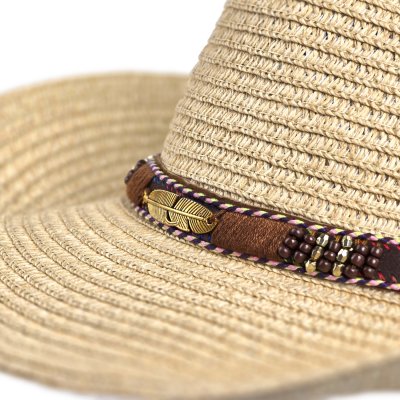 Stråhat - Gårda Marseille Western Hat (beige)
