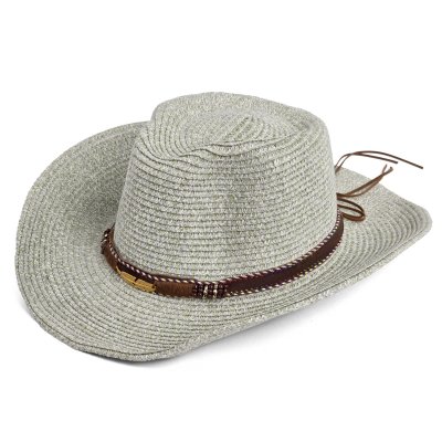 Stråhat - Gårda Marseille Western Hat (grøn)