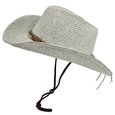 Stråhat - Gårda Marseille Western Hat (grøn)