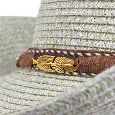 Stråhat - Gårda Marseille Western Hat (grøn)