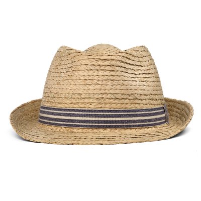 Stråhat - Gårda Marzagan Raffia Trilby (natur/blå)