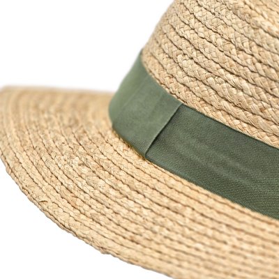 Stråhat - Gårda Palma Gambler (natur/grøn)