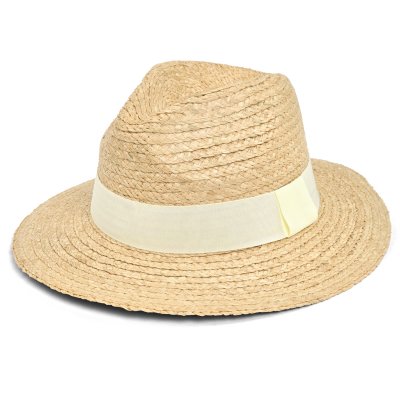 Stråhat - Gårda Positano Fedora (natur/beige)